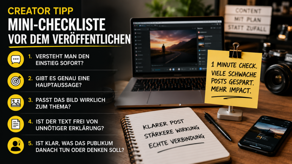 Ein Tool-Tipp für eine einfache Pre-Publish-Prüfung bei Creator-Content.