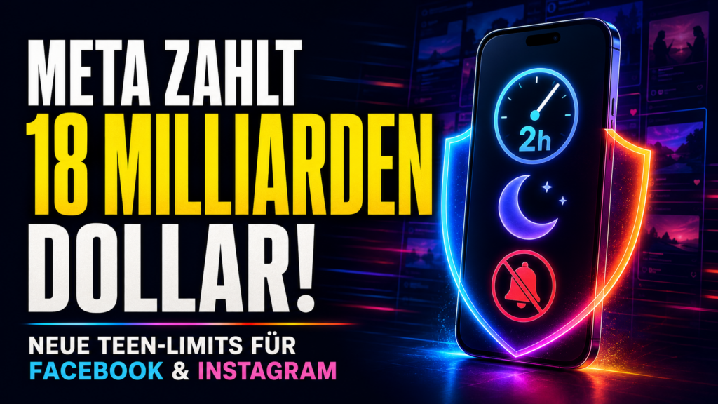 Schnappnot-News-Stil, 16:9, moderne kontrastreiche Neon-Illustration eines Smartphones mit Zeituhr, Nachtmond und Schutzschild, farbig, klar, keine echten Personen, keine Logos, ohne Schrift