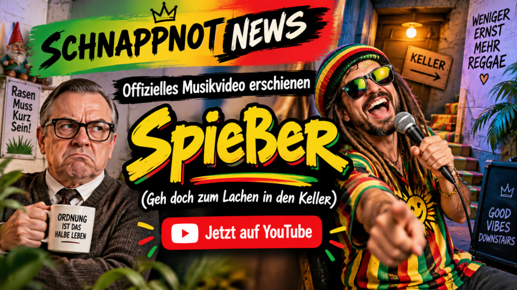 Das offizielle Musikvideo zu „Spießer (Geh doch zum Lachen in den Keller)“ ist erschienen. Die Vollversion des Videos gibt es exklusiv auf YouTube.